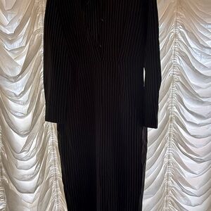 Black Pinstripe Dress